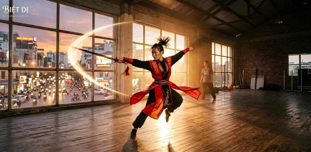 Học Múa Kiếm Ở Hà Nội: Khơi Dậy Sức Mạnh Nội Tại, Hóa Thân Nữ Hiệp 2 Biệt Dị Dance – Địa chỉ học múa kiếm ở Hà Nội uy tín và an toàn